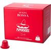 AMIGOS LA FAMIGLIA DEL CAFFÈ Amigos Caffè - Qualità Rossa in confezione da 100 capsule compatibili con macchine ad uso domestico Nespresso®*