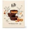 KoRo - Box regalo cups con arachidi salate 12 x 13 g - dolcificate con zucchero di fiori di cocco - Vegan - Confezione regalo