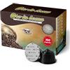 Oro in Bocca 100 Capsule di Caffè Compatibili con Nescafé Dolce Gusto, Miscela Platino Espresso Robusta, Gusto Intenso, Crema Corposa, Aroma Speziato, Tostatura Italiana, Made in Italy (100, Platino)