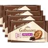 CAIYA 4X Galbusera Protein-G Biscotti Con Fiocchi D'Avena Granella di Soia e Cioccolato 300g