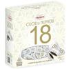 Generico Crispo Confetti Cuor di Numeri, NUMERO 18, Diocotto, al Cioccolato Extra Fondente a Forma di Cuore con Numero a SCELTA 250g