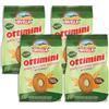 CAIYA 4X Divella Ottimini Frollini Integrali Friabili Senza Zuccheri Aggiunti Fonte di Fibre 400g
