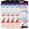CAIYA 4X Dolfin Sensofreddo La Granita Siciliana Gusto Mandorla Pronta da Congelare 200ml [4 confezioni]