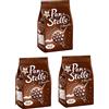 Mulino Bianco Pan di Stelle Biscotto con Cacao, Nocciole e Molte Magiche Stelline di Glassa 350g, Confezione da 3