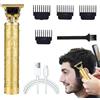 Umiocns Tagliacapelli professionale da barbiere, tagliacapelli da uomo, rasoio elettrico senza fili, ricaricabile, strumento per la toelettatura di barba, viso, naso e orecchie