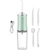 MF artSHOP Idropulsore Dentale Portatile, 3 Modalità, 4 Punte Intercambiabili, Irrigatore Orale Ricaricabile USB, Senza Fili, Sebatoio Acqua 220ml