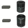 Generico Kit ricambi per Tosaerba Harry - Pignone DX 42331601, Pignone SX 43331650, 2 Chiavette 42331670 17,6x7x4 mm