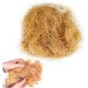 KFAREJGOAE Seta lunga di pacciamatura in fibra di cocco per orchidee copertura di muschio di guscio di cocco pulito 0,3 kg