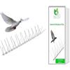 IN-OV - Kit di Dissuasione per Uccelli, Picchi Anti-Piccioni in Acciaio Inox per Balcone, Anti-Corvi, Rispettoso degli Animali - 1 Metro (4X25CM)