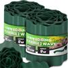 Instalguru Bordura Giardino 15 cm 18 m Profilo Prato Flessibile Separatore Aiuole Plastica Verde Resistente Intemperie Cordolo Orto Striscia Divisoria Muretto Stop