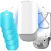 AICase Trappola per insetti volanti per interni,trappola luminosa cattura mosche della frutta,mosche,moscerini e mosche domestiche,trappola per zanzare,tarme (1 base a innesto+1 cartuccia+5 ricariche)
