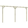 vidaXL Pergola per Esterni Traliccio da Giardino Pergolato Pergola da Giardino Pergolato di Ingresso Entrata Terrazza Legno di Pino
