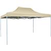 vidaXL Tenda Pieghevole Pop-up 3x4,5 m da Giardino Crema Tendone Gazebo Party