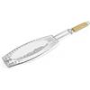 Gicos Graticola Pesce Doppia con Manico in Legno 65 * 13 cm utilissimi Barbecue griglia Pesce ANU-572227