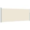 vidaXL Tenda da Sole Laterale Retrattile 120x300 cm Crema Telo Telone Parasole