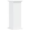 vidaXL Supporto per Piante Bianco 33x33x80 cm in Legno Multistrato, Supporto per Fiori, Supporto per vasi per Piante, Supporto per vasi per Piante