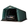 TOOLPORT Tenda Garage 3,3 x 7,2 m Tenda Capannone in PVC 800 N e Stabile Costruzione in Acciaio Verde