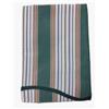 Corredocasa Tenda da Sole per Balcone a Righe Strette con Anelli per Esterno in Tessuto Resistente Che Protegge dai Raggi Solari (Verde, 140x300 cm)