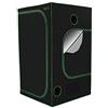 Zelsius Tenda MyHomeGrow Tenda da Coltivazione | Growbox Interno | Growroom Armadio Crescere Camera oscura Tenda per Piante Serra Tenda idroponica (120 x 120 x 200 cm, Nero)