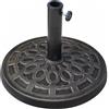 Outsunny Base per Ombrellone Rotonda da Giardino Φ44 x 34cm, Bronzo