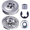 Gdfnmogo Kit tamburo frizione per sega a catena con coperchio per pignone, struttura in metallo per uso intensivo, compatibile con MS261/MS261C/MS271/MS271C/MS291/MS291C, ricambio