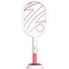 Buyter Famiglia 2 in 1 Insetto Elettrico Trap Racket USB LED Light Tennis Zapper Bug Racchetta Ricaricabile Mosquito Killer Swatter (Bianco)