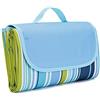 JQDZX Coperta da Spiaggia Coperta da Picnic, Anti Sabbia Impermeabile Portatile Pieghevole Resistente all'Umidità Tappeto, per attività all?Aperto, Campeggio, Pesca, con Borsa da Viaggio (145*80CM,C)