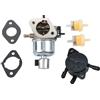 Whychstore Carburatore con pompa del carburante integrata compatibile con trattori John Deere X300 X300R X304, struttura in metallo resistente per una consegna affidabile del carburante, include guarnizioni