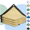Earnmore Vela solare 3x4m Rete ombreggiante al 90% Rete ombreggiante UV Traspirante Raffreddamento Reti da giardino per balconi Rete frangivento Stabile
