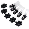 Anley Accessori ANLEY Confezione da 10 Ferma Bandiera In Gomma, Bandiera Da Giardino, Clip Antivento, 5 Per Aste Da Bandiera Da Giardino - Set da 10 pezzi
