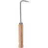 Generic Gancio a artiglio singolo, in acciaio al manganese, per rimuovere le radici con manico in legno, strumento per diserbo da giardino per scavare e diserbare, colore: cachi