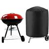 HEIBTENY Copertura antipolvere per barbecue da esterni, resistente alle intemperie, copertura protettiva per mobili da giardino, impermeabile, resistente all'inverno, accessorio per barbecue Weber Q1000/Q2000