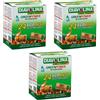 DIAVOLINA Accendifuoco Ecoricci 100% Vegetali Multipack 3 Confezioni (72 Pezzi Totali) | Ecologico per Barbecue e Camino