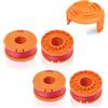 StarRing Bobina di ricambio per decespugliatore, linea e copertura per WA0004 per Worx 20 V decespugliatori sostituire, per WA6531 WG151, WG163E.1, WG163E.3, WG163E.6, WG163E.9, accessori per