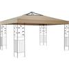 QUICK STAR Tetto di ricambio per gazebo trasparente, 3 x 3 m, copertura di ricambio