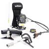 Wiltec Attrezzo multifunzione da giardinaggio - Decespugliatore, Tagliabordi - Motore a 2 tempi, con zaino