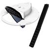 U/D Trappola per Topi Flip N Slide con Coperchio a Secchio Riutilizzabile per Controllo dei Ratti per Uso Interno ed Esterno (Bianco)