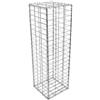 Wiltec Gabbione metallico 100x30x30 cm ø 4 mm Gabbia sassi per recinzioni, muri di sostegno