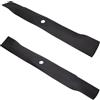 GartenExpress Set di coltelli 2 x 54 cm per JOHN DEERE AM137331 AM140974 X300R X305R M156558 M156559