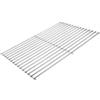 Deos-grill DEOS Griglia in Acciaio Inox Europeo AISI 304 - Griglia Barbecue 45x30cm - Ideale per Barbecue da Balcone e Camino - Spessore Tubo 6+4mm - Griglia per Barbecue Carbonella/Forno - Graticola Robusta