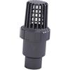 Fiocias Valvola di Fondo della Pompa dell'Acqua, Filtro a, valvola di Fondo Staccabile in PVC, prevenzione del riflusso per Piscina da Giardino, 63 Mm