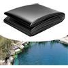 Poxvythb Telo in HDPE per Laghetto 3x4m, Colore Nero. Resistente e Flessibile per Piscina da Giardino, Ideale per Laghetti Ornamentali, Fontane e Cascate.