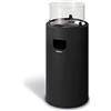Enders Nova LED M - Caminetto Decorativo Alimentato a Gas - per Patio con Illuminazione Ambientale - Design Moderno - Nero #560033