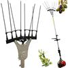 topolenashop Testa Abbacchiatore per Decespugliatore 26 mm 9 Denti | 8 Aste in Fibra di Carbonio 32 cm | Scuotiolive Mandorle Frutta | Pettine Universale Area 470 mm FY-0626