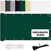 MENGH Frangivista per Balcone 50x350cm Verde,160g/m² Protezione della Privacy Frangivento in Polyester,Impermeabile,Anti-UV con Fascette