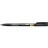 Staedtler SPEZIALSTIFT LUMOCOLOR Permanent F, SW - Matita per Marcature - Nero - Fine - Inchiostro Lumocolor - Impermeabile