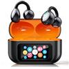 juebao AI Cuffie Traduzione Simultanea Istantanea:3-In-1 Schermo LCD Touch Auricolari Traduttore Simultaneo-30H Autonomia Traduttore Simultaneo Vocale 159 Lingue 7 Modi Di Traduzione Per Viaggi Affari Studio