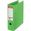 Esselte Raccoglitore con Meccanismo a Leva, Zero Emissioni di CO2, Cartone Riciclato al 100%, Cartelle A4, Dorso da 7.5 cm, Verde, 627567