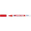 edding 4085 Pennarello a Gesso - Rosso - Punta tonda 1-2 mm - Penna a gesso per lavagna cancellabile - per scrivere su finestre, vetro, specchi - inchiostro opaco altamente coprente