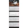 JAROGRAF Combi, calendario da 4 mesi, 2026, grande calendario da parete (caffè)